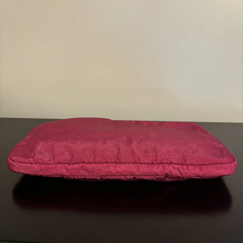 Sakroots Pink Nylon Laptop Sleeve Zippered Pouch